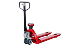 The Linde Material Handling hand pallet truck M25 Scale+  The Linde Material Handling hand pallet truck M25 Scale+