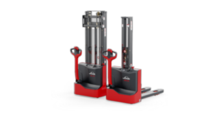 The electric pallet stackers ML10, MM10 and MM10i from Linde Material Handling