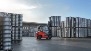 Linde Material Handling H35 diesel forklift truck