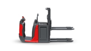 The double-deck order picker N20 D, N20 D HP from Linde Material Handling The double-deck order picker N20 D, N20 D HP from Linde Material Handling enables the simultaneous loading and transport of two pallets at different heights.