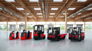 Tow tractors and platform trucks from Linde Material Handling Tow tractors and platform trucks from Linde Material Handling