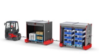 Linde logistic trains LT10 – LT20 Logistic trains LT10 – LT20 from Linde Material Handling