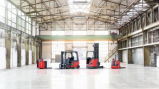 A selection of forklifts for hire from Linde Material Handling A selection of forklifts for hire from Linde Material Handling