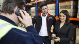 Consultation with customer Advice to customer on site