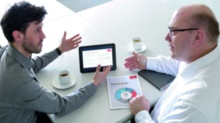 The Linde Safety Scan consulting service reduces safety risks on a long-term basis. Linde Safety Scan from Linde Material Handling