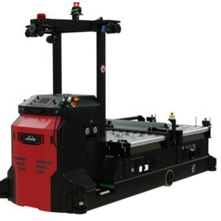 The FTS I-MATIC CT core is equipped with a dual system for picking up and transporting goods from conveyor systems.