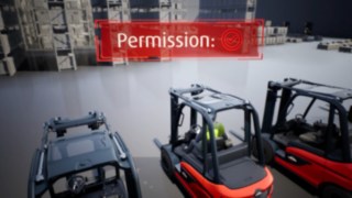 With myLinde, you can specify which operator is allowed to use which truck at what time. Animated video of the myLinde Access Control login process