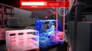 The myLinde shock detection system provides comprehensive information about the condition of the truck after collisions. Animated video of the myLinde shock detection function