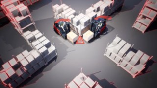 myLinde analyses Safety Guard data to detect safety risks, optimise traffic routing and increase productivity. Animated video shows risks when crossing intersections in the warehouse