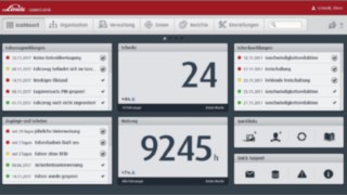 Dashboard of the connect:desk fleet management software from Linde Material Handling The dashboard of the connect:desk fleet management software from Linde Material Handling is the communication hub of the program.