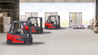 Trucks from the new counterbalanced forklift truck platform from Linde Material Handling