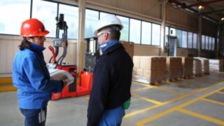 Production meeting at BASF Production meeting at BASF