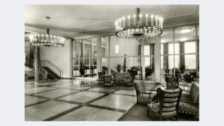 Parlour at Linde Material Handling in Aschaffenburg