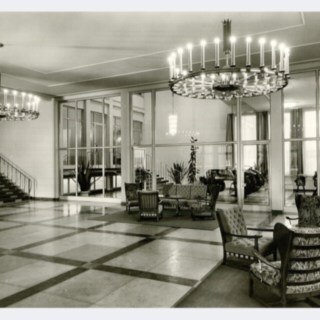 Parlour at Linde Material Handling in Aschaffenburg