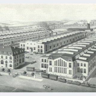 Arial view of Linde in Aschaffenburg