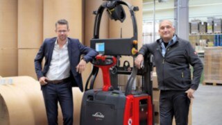 Daniel Werner and Franz Ettel are delighted with the output achieved from the automation project. Daniel Werner and Franz Ettel are delighted with the output achieved from the automation project.