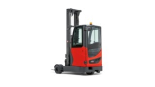 Reach trucks with super-elastic tyres from Linde Material Handling in the 1.4 to 2-tonne load category Reach trucks with super-elastic tyres from Linde Material Handling in the 1.4 to 2-tonne load category
